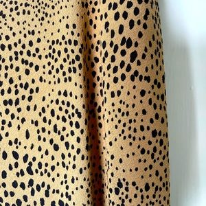 GAP Midi Leopard Print Skirt